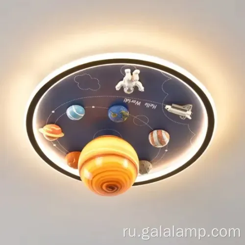 Прохладная потолочная лампа астронавта для детских комнат